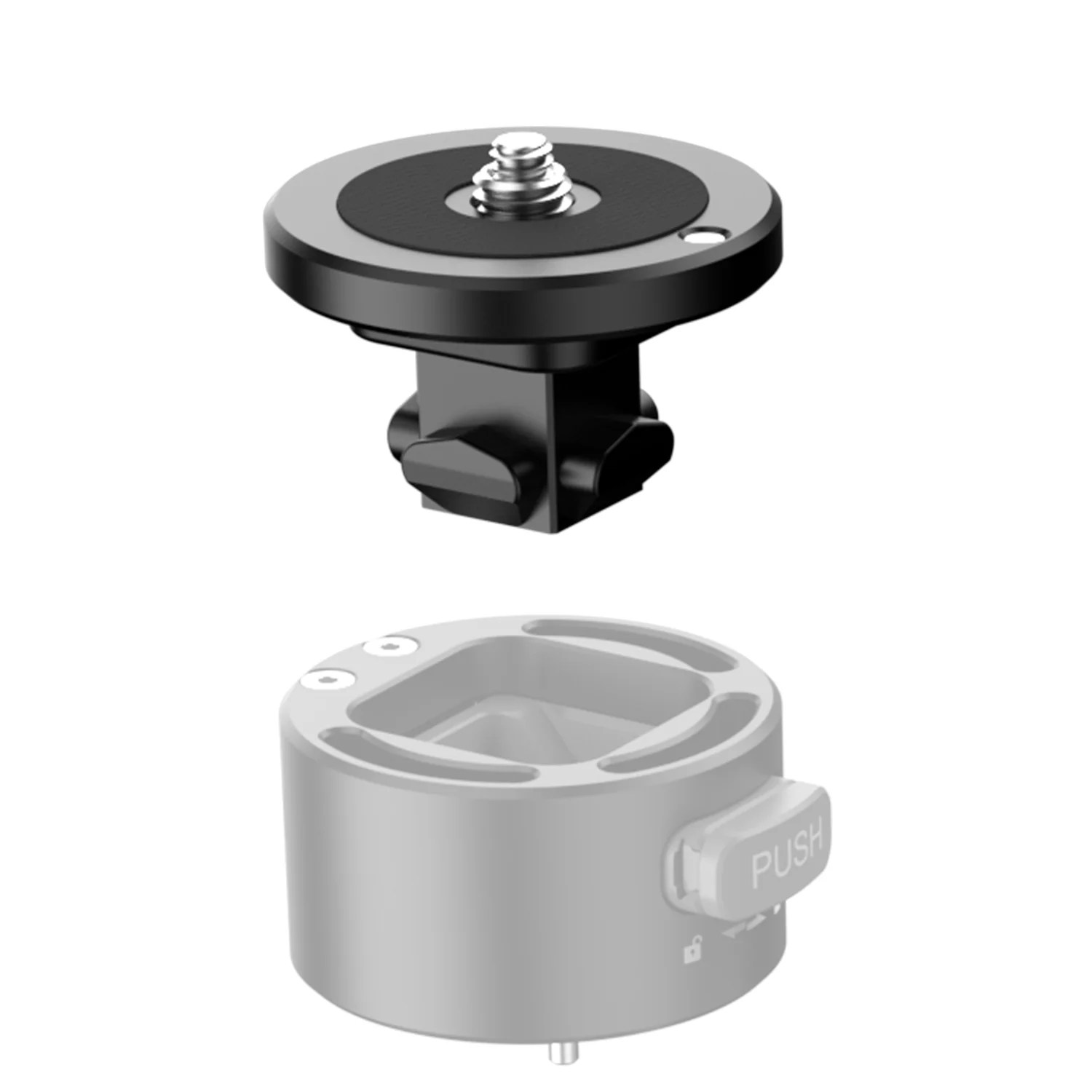 BM60 Round Quick Release Plate for COMAN M1PRO & M1PROV5 Video Monopod - Image 5