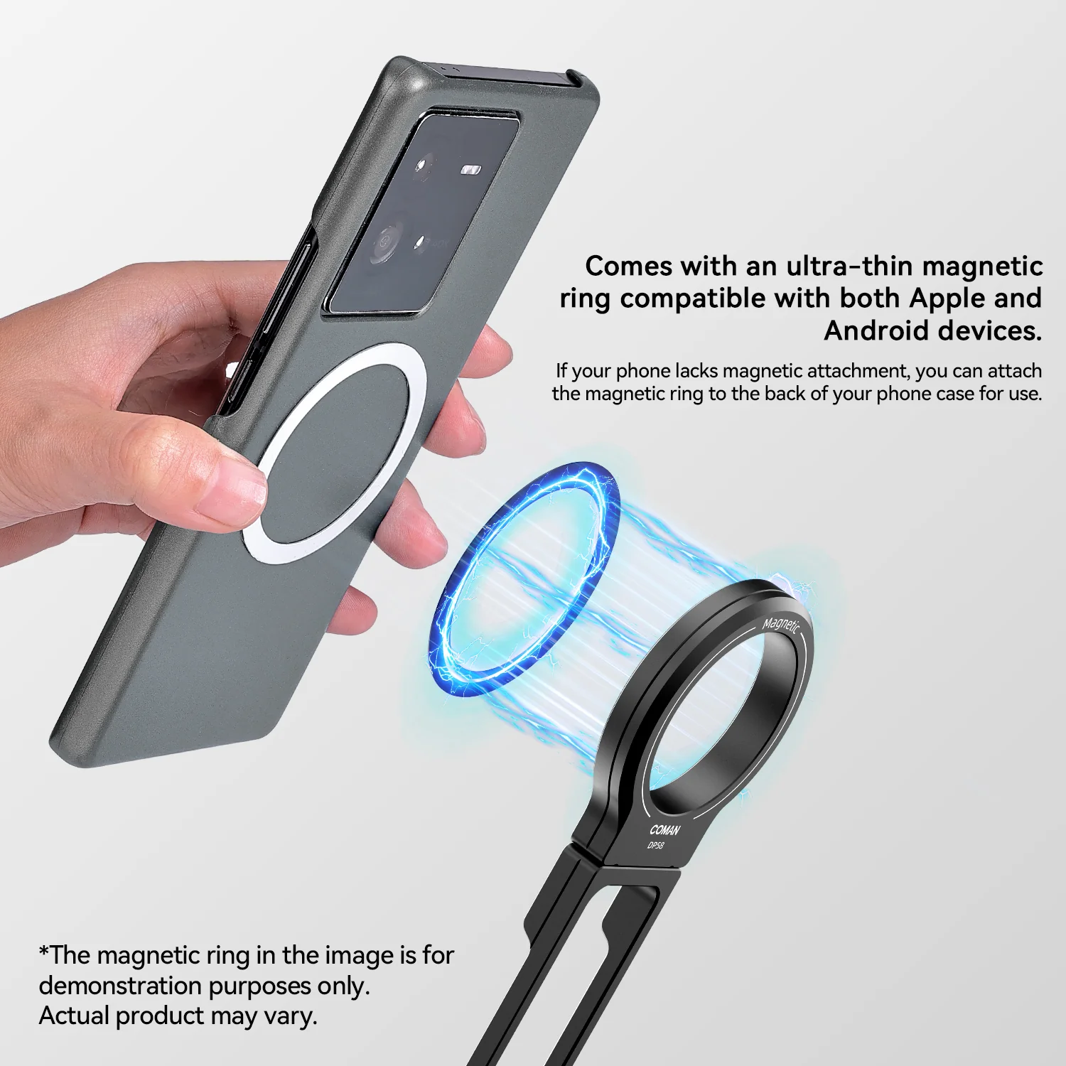 COMAN DP58 Magnetic Phone Tripod Multi Angle Arca Swiss Quick Install - Image 15