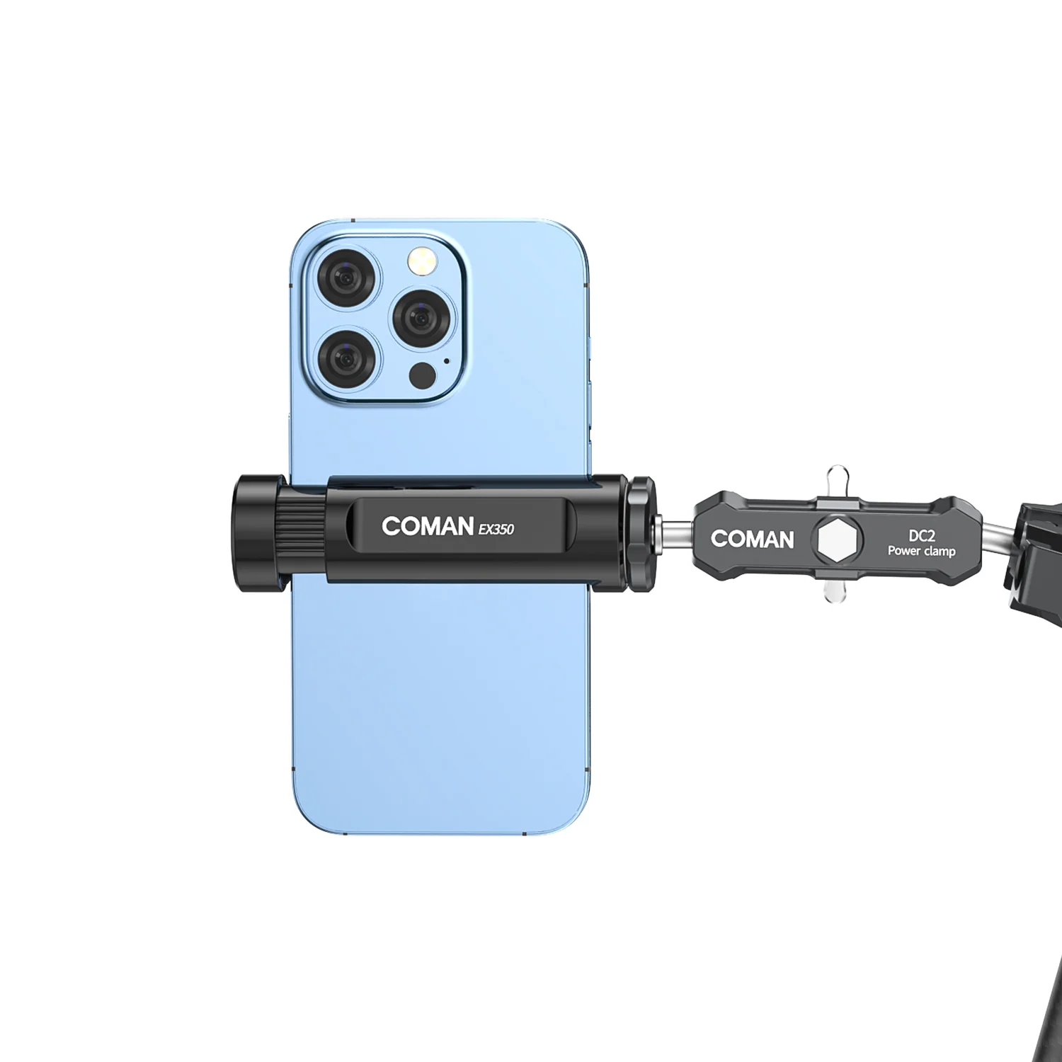 COMAN EX350 Tripod Phone Mount 1/4" with Cold Shoe 60-85mm - Image 5