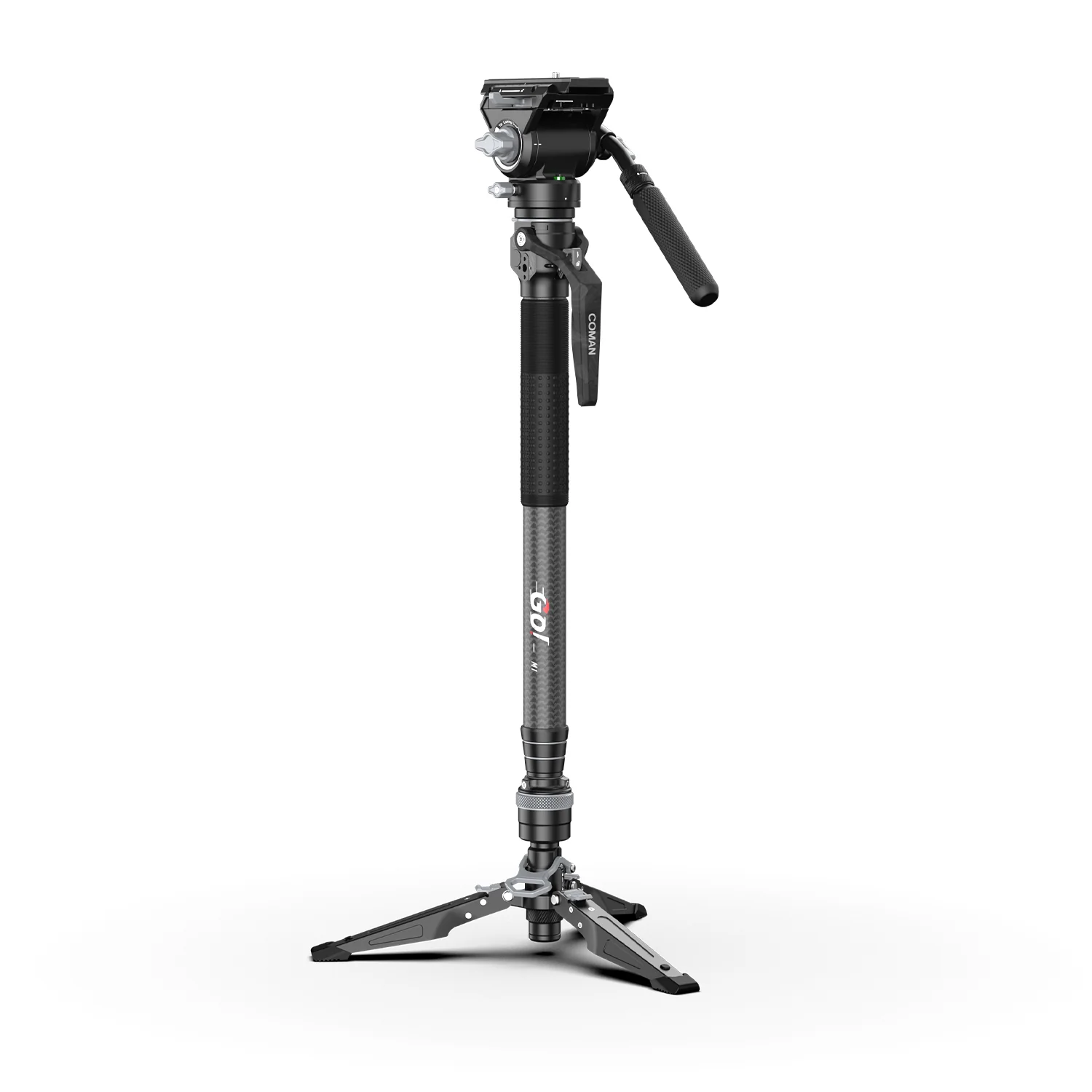COMAN M1 & M1V5 Portable Lightweight Carbon Fiber Monopod Stable Support 44.1 lbs - Image 27