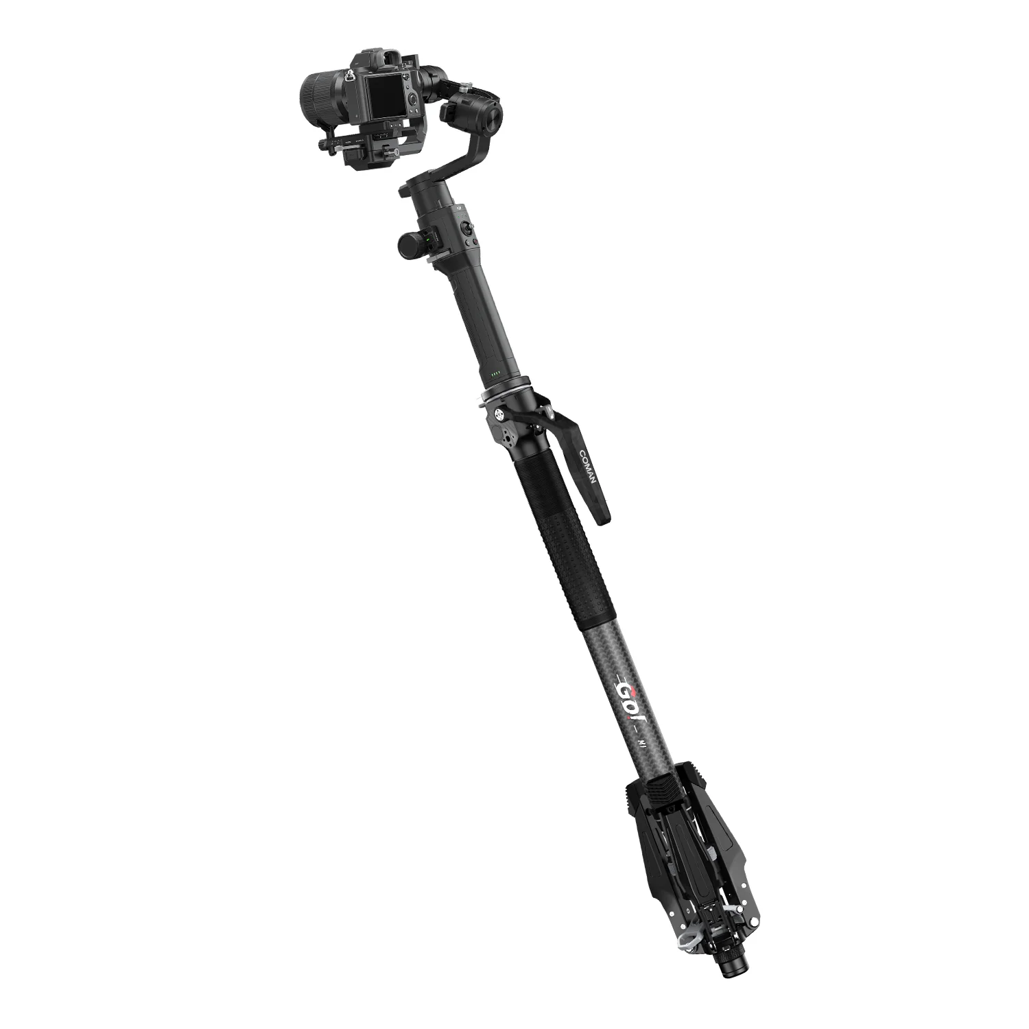 COMAN M1 & M1V5 Portable Lightweight Carbon Fiber Monopod Stable Support 44.1 lbs - Image 9