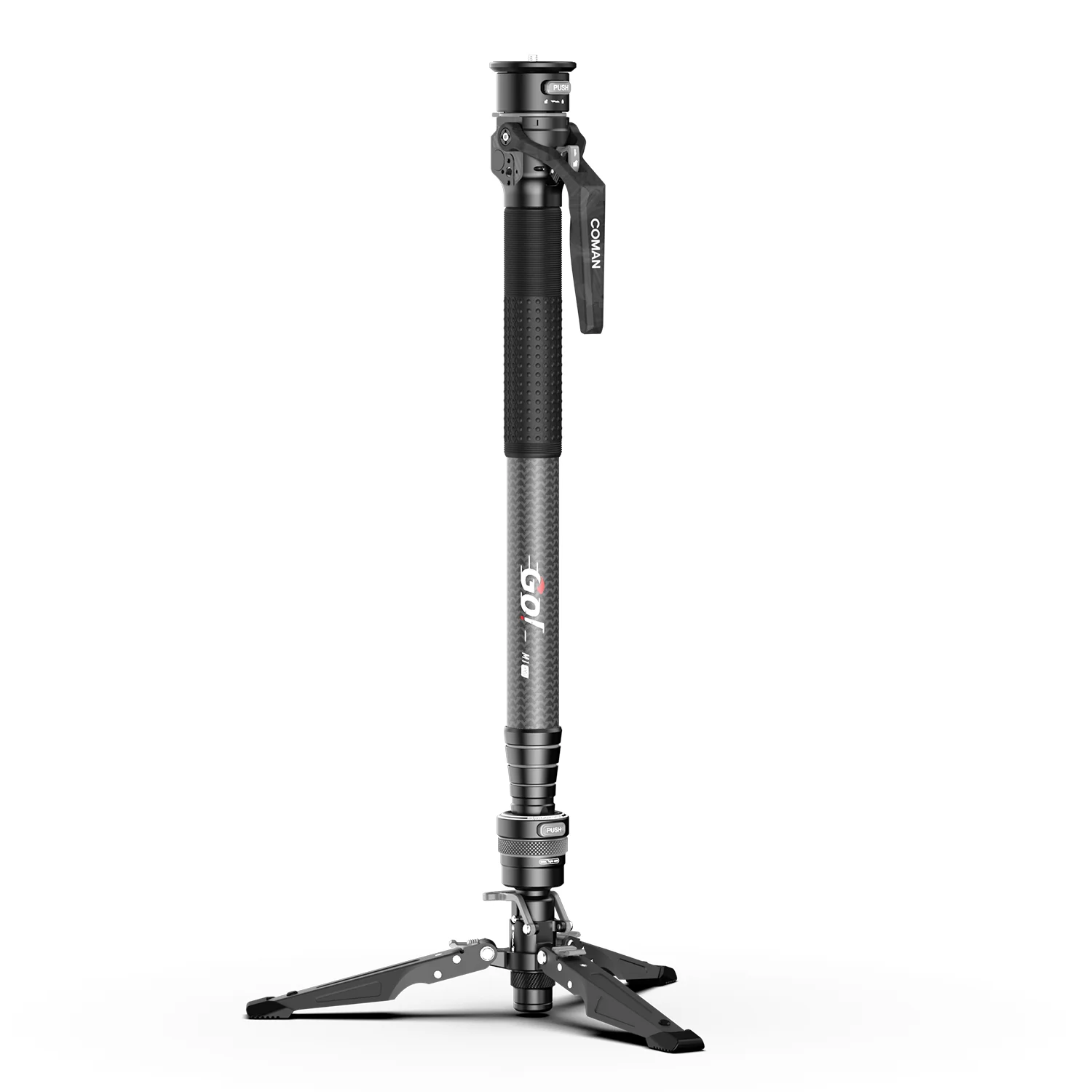COMAN M1 Pro Monopod Quick Release Lightweight Carbon Fiber Monopod 44.1 lbs Load - Image 3