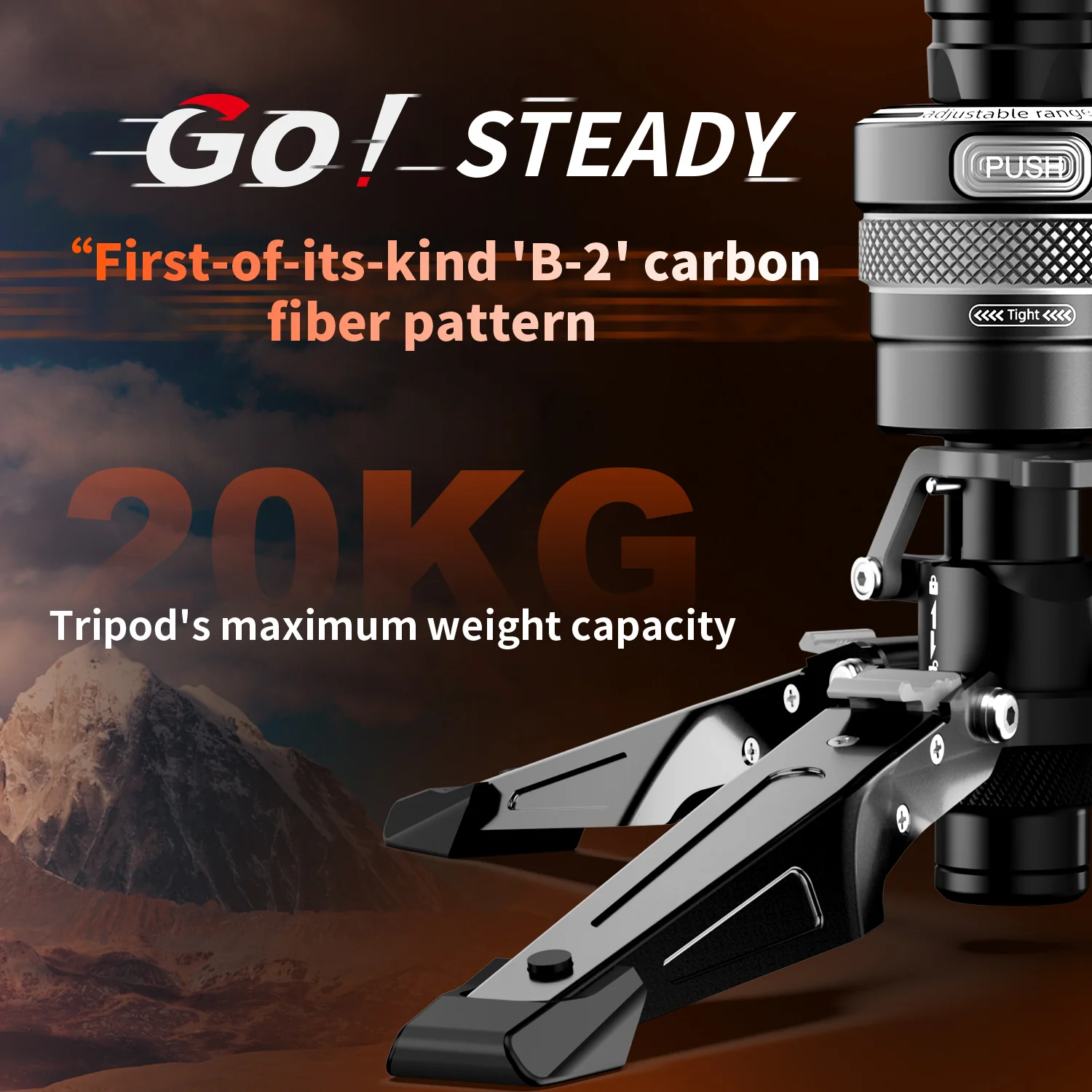 COMAN M1 Pro V5 Carbon Fiber Monopod One Click Quick Release 69in for Photo Video - Image 24