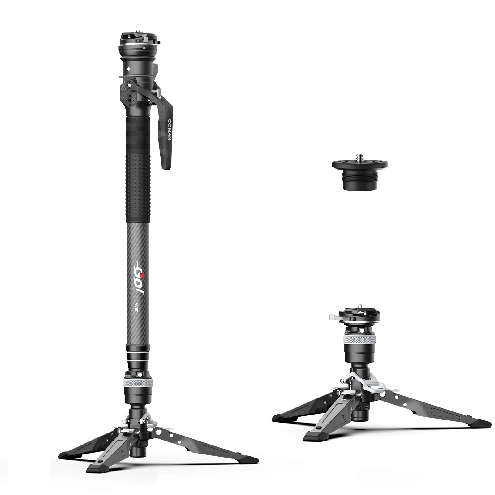COMAN M1S Upgraded Lightweight Carbon Fiber Camera Monopod with Arca Quick Release System - Image 13
