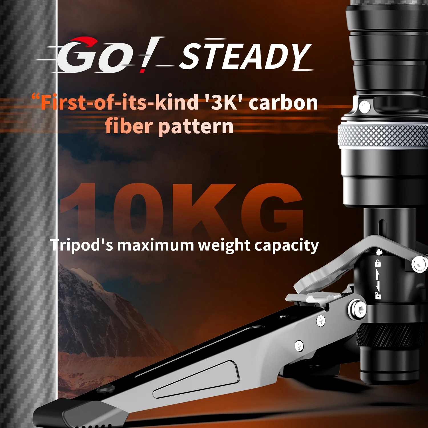 COMAN M1S Upgraded Lightweight Carbon Fiber Camera Monopod with Arca Quick Release System - Image 23