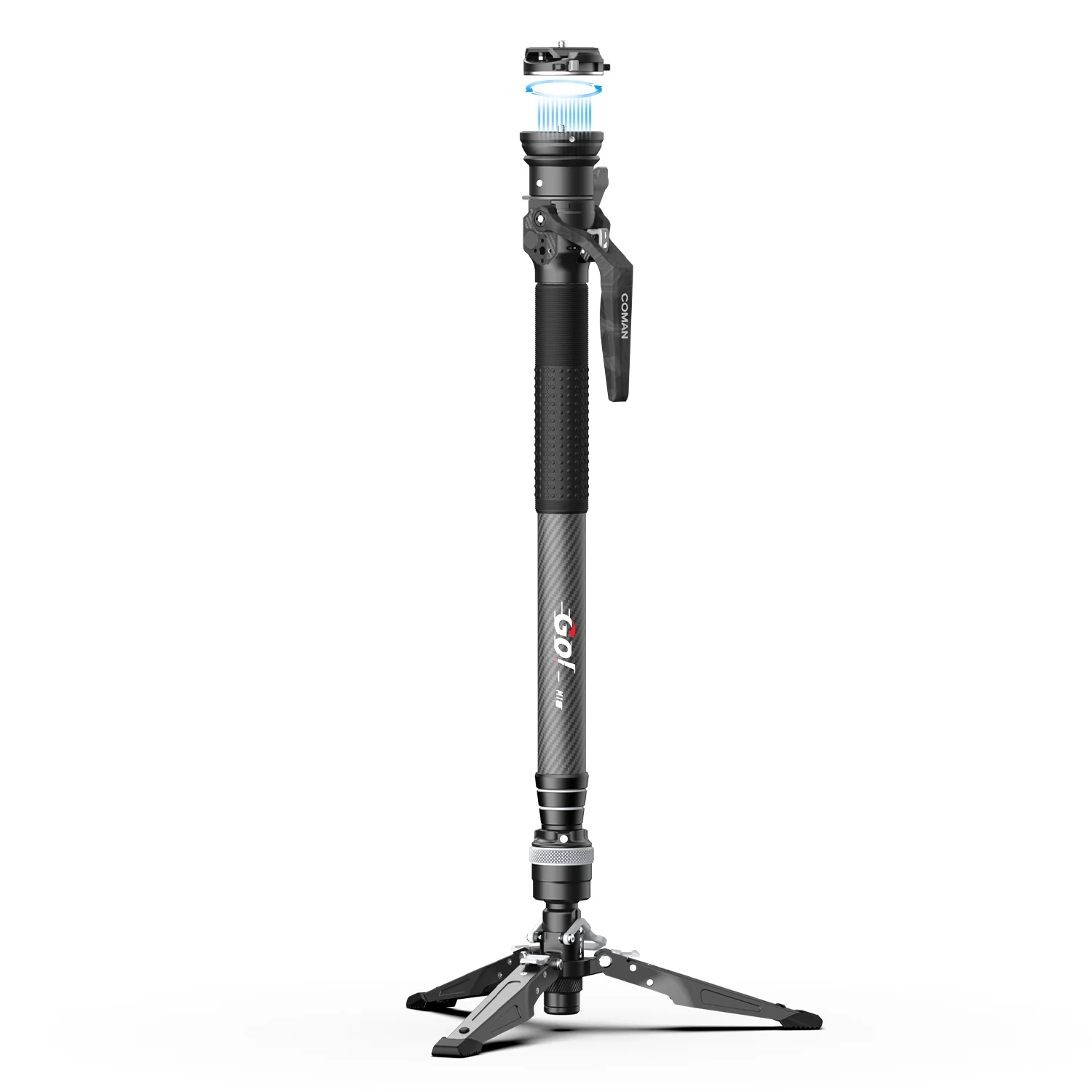 COMAN M1S Upgraded Lightweight Carbon Fiber Camera Monopod with Arca Quick Release System - Image 3