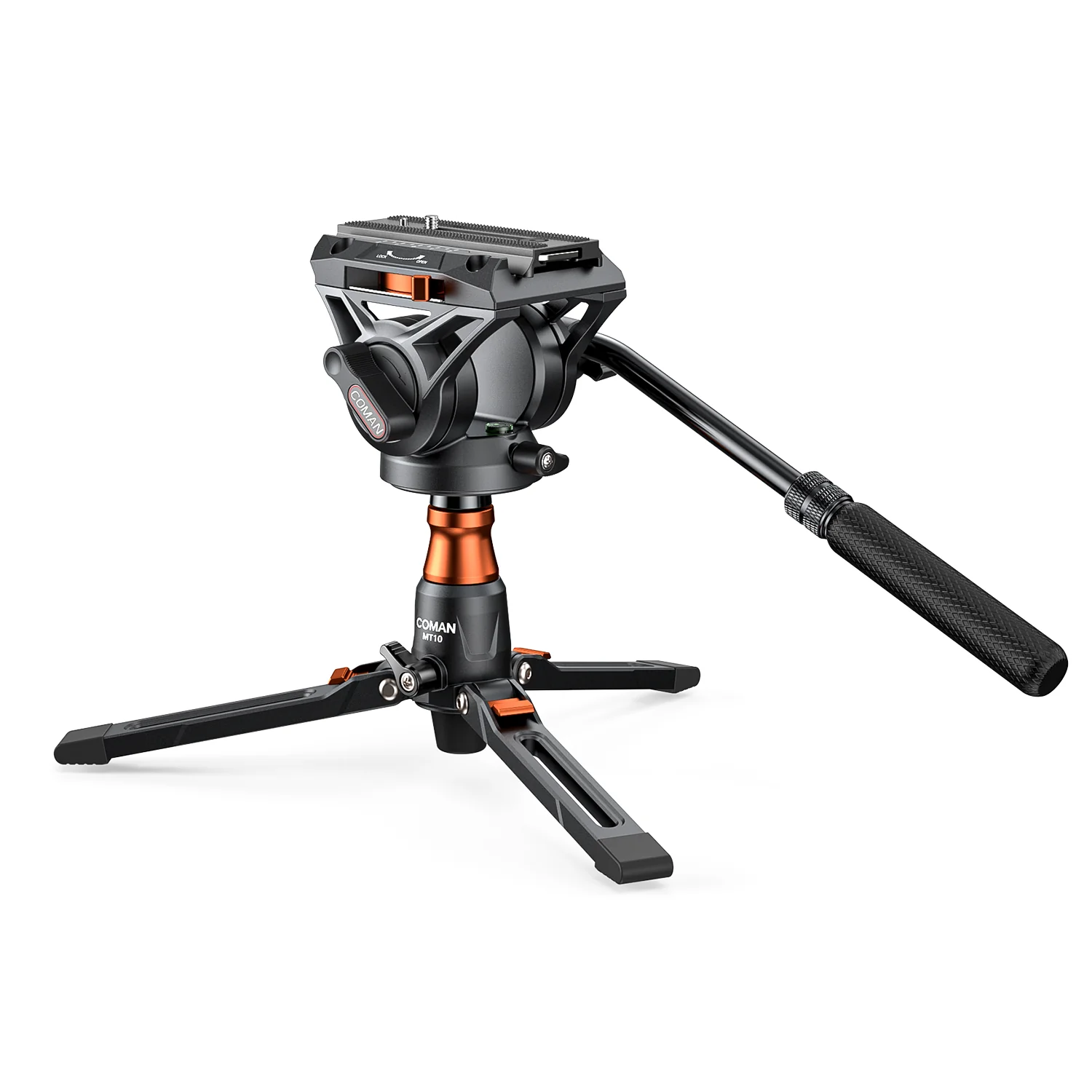 COMAN MT10 Tripod Base for Monopod DK327AQ6– 155mm Extendable, 6kg Load, Quick Lock - Image 3
