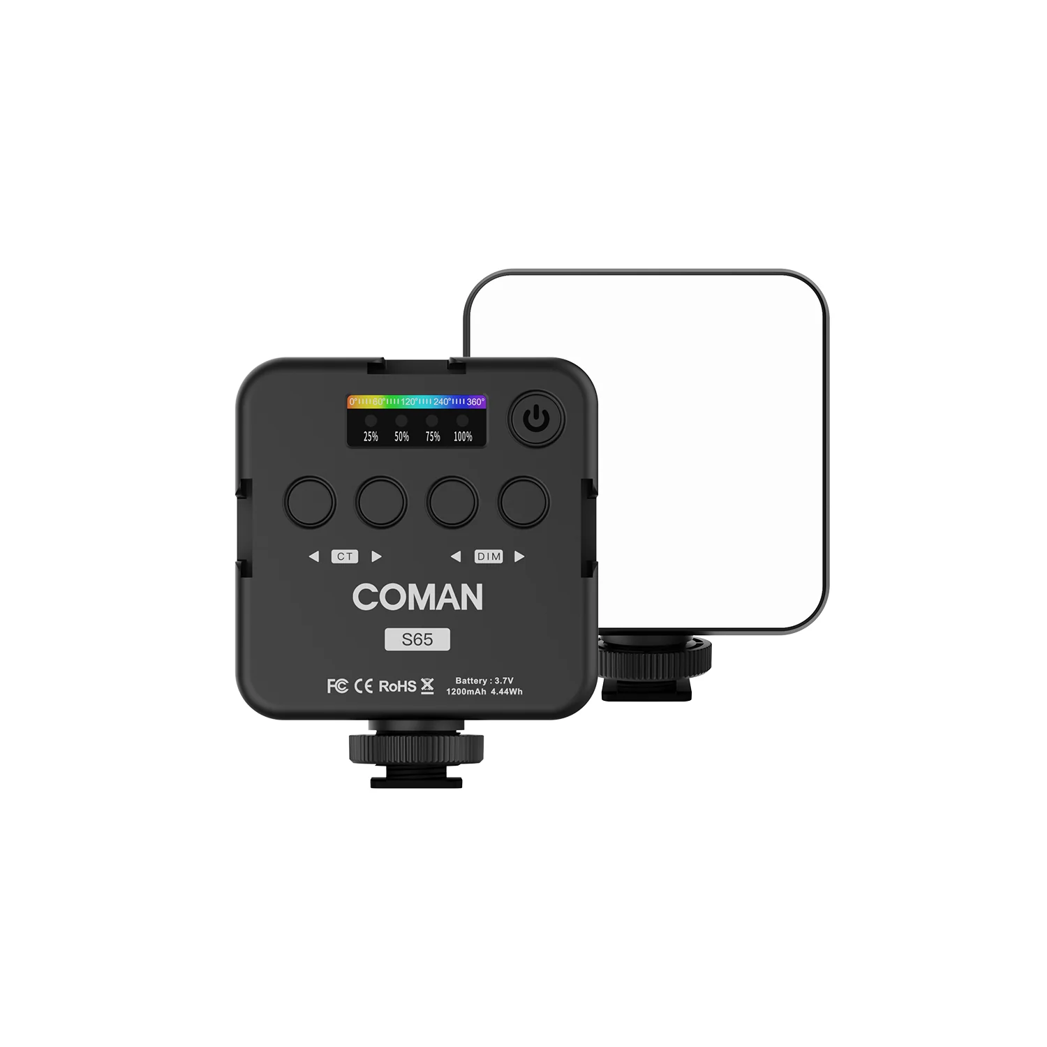 COMAN S65 Pocket RGB Fill Light for Vlogging Photography and Mobile Video - Image 4