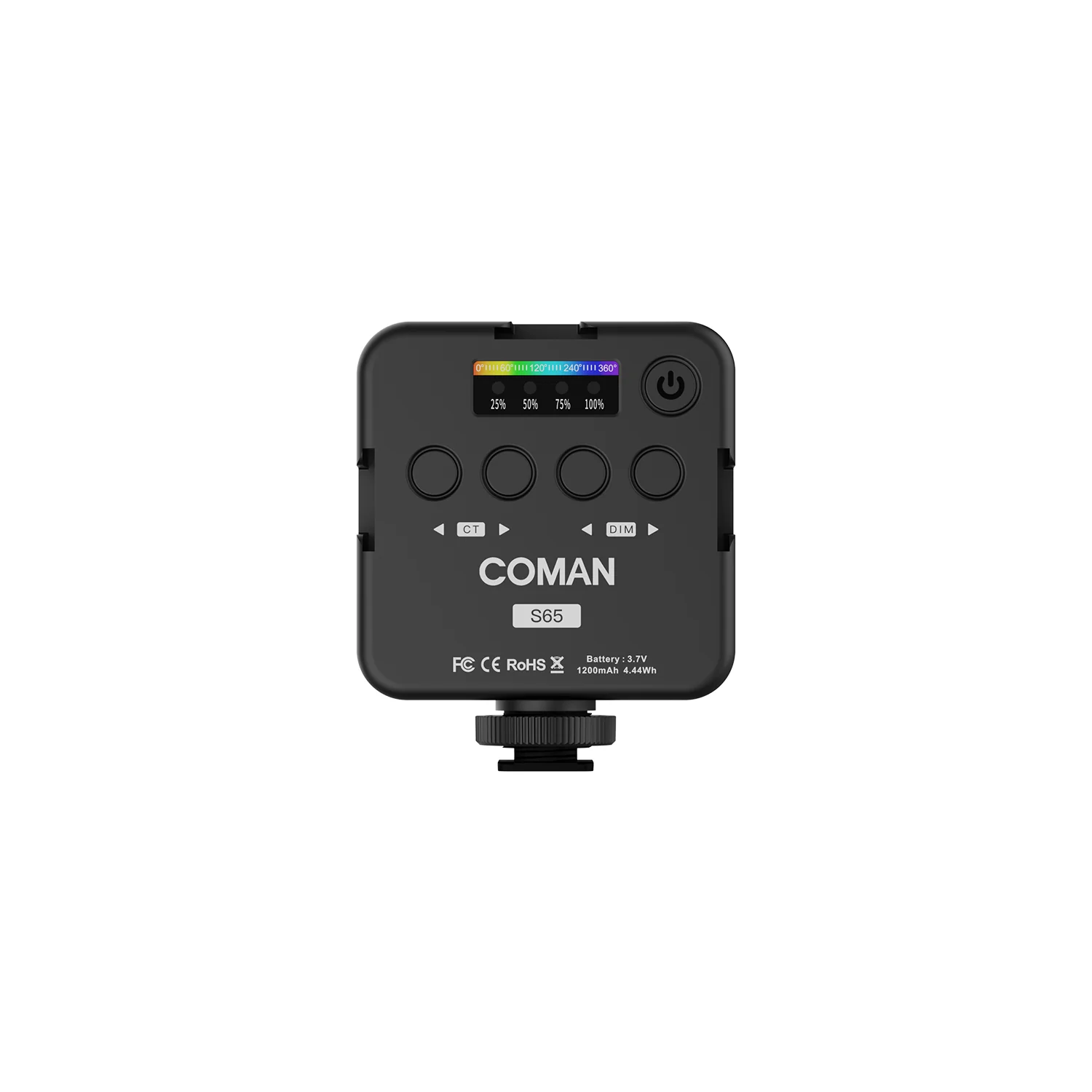 COMAN S65 Pocket RGB Fill Light for Vlogging Photography and Mobile Video - Image 5