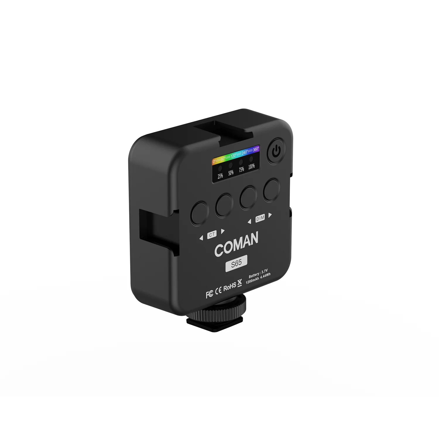 COMAN S65 Pocket RGB Fill Light for Vlogging Photography and Mobile Video - Image 7
