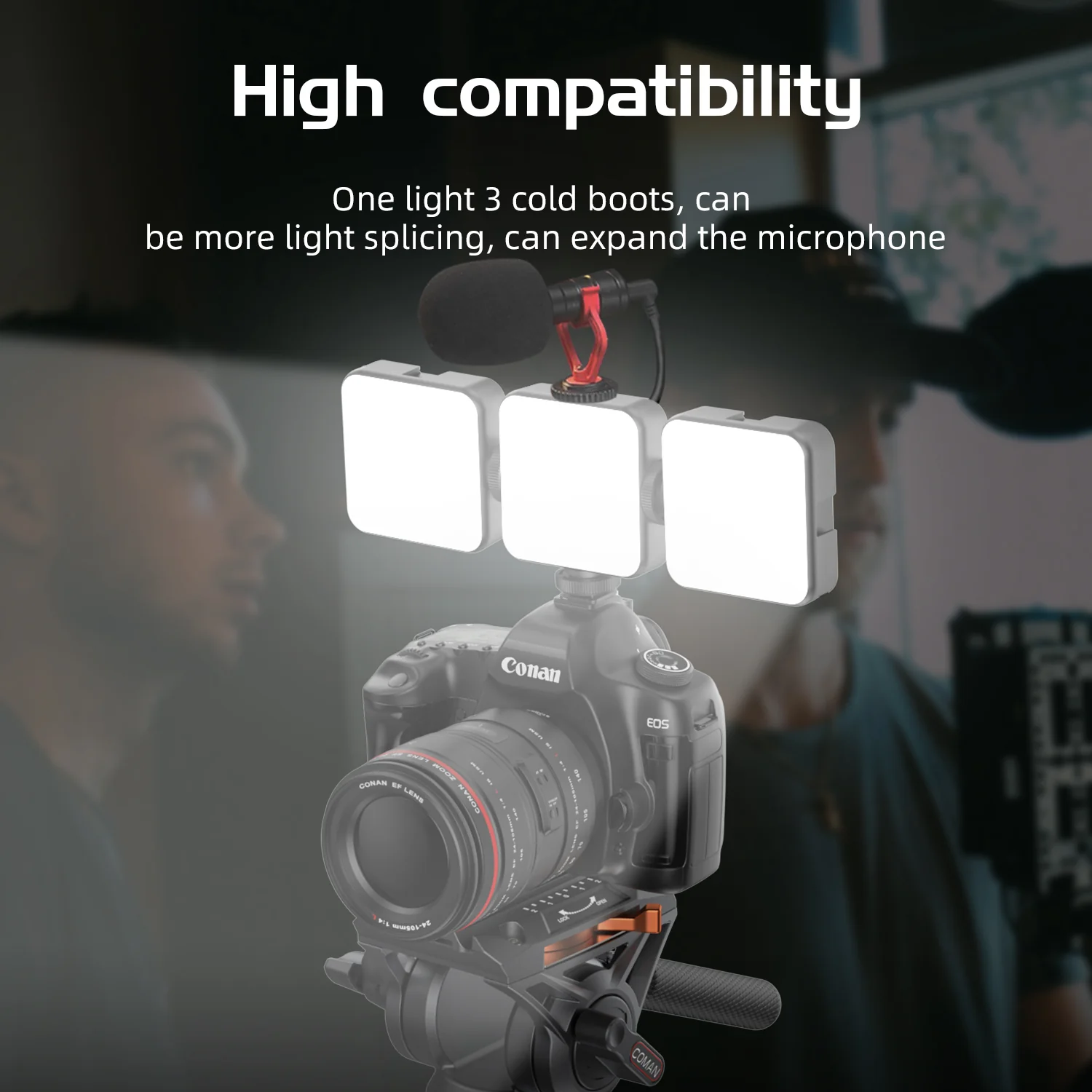 COMAN S65 Pocket RGB Fill Light for Vlogging Photography and Mobile Video - Image 9