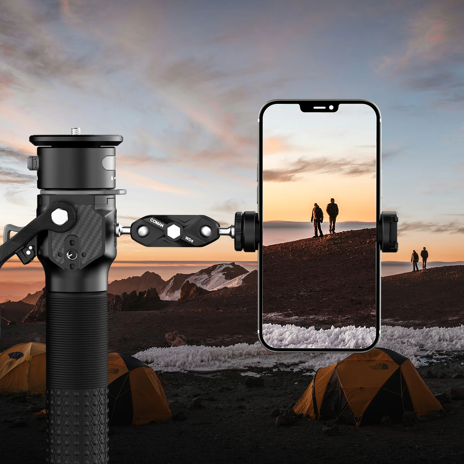 COMAN WD4 Magic Arm for Phones– 96mm 1/4" Adjustable Mount - Image 14