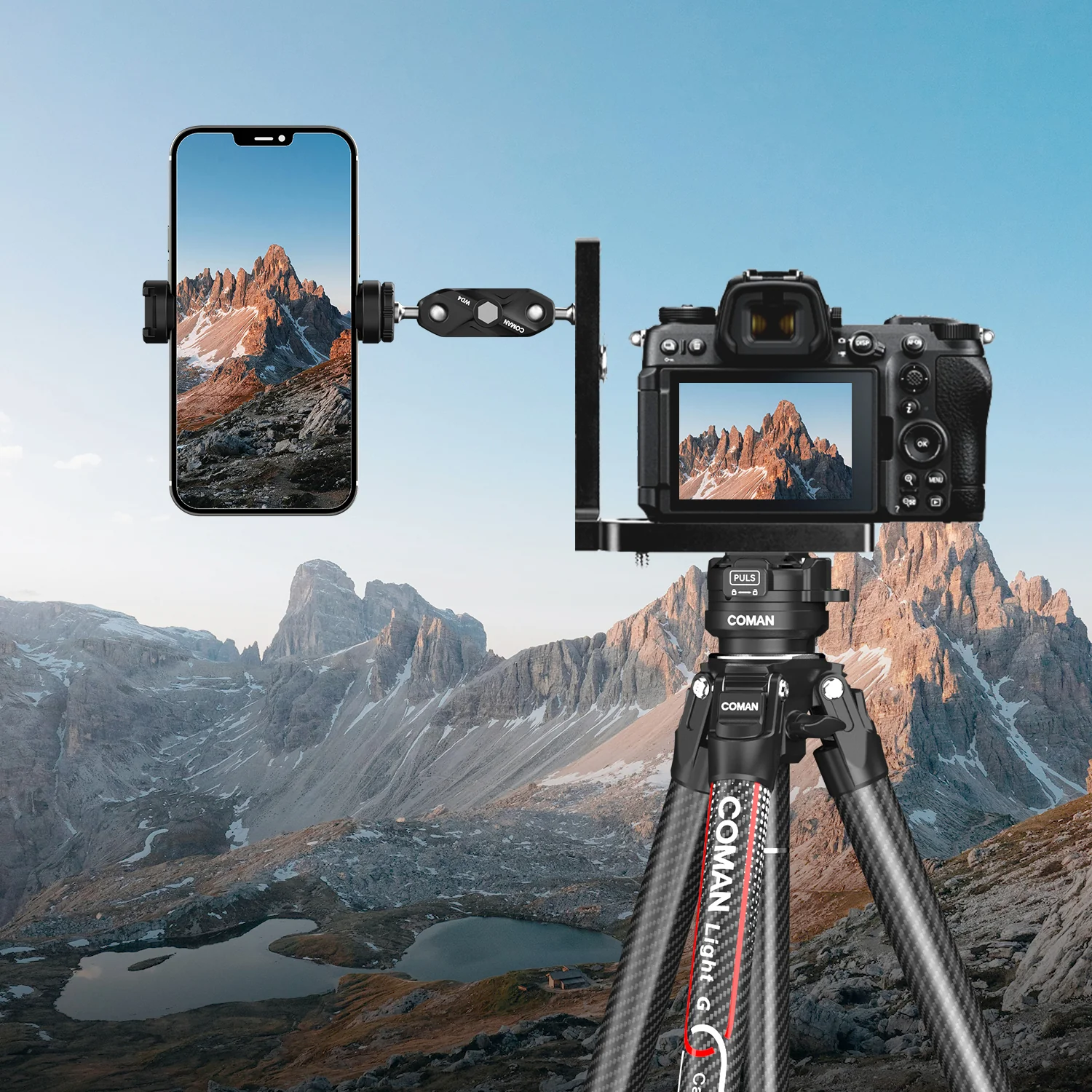 COMAN WD4 Magic Arm for Phones– 96mm 1/4" Adjustable Mount - Image 15