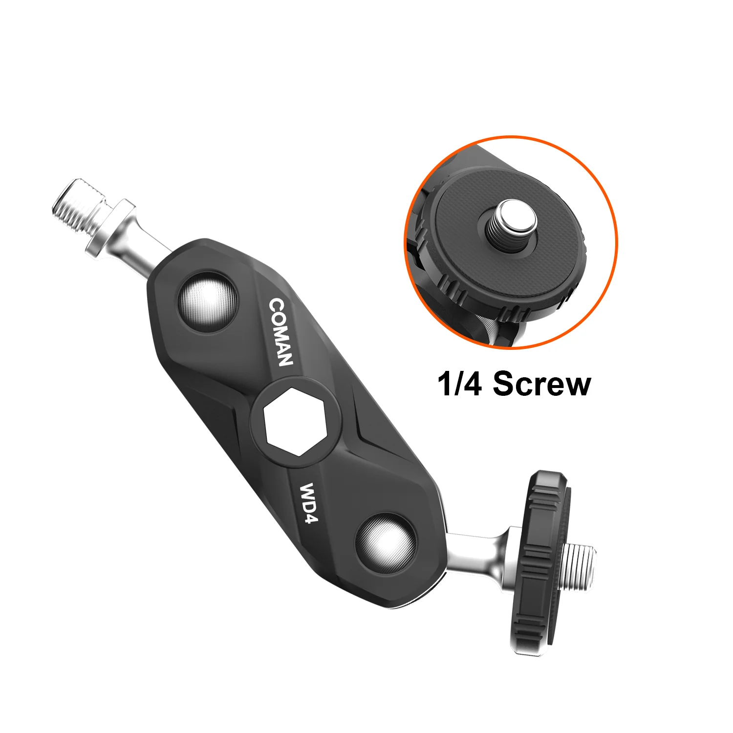 COMAN WD4 Magic Arm for Phones– 96mm 1/4" Adjustable Mount - Image 7