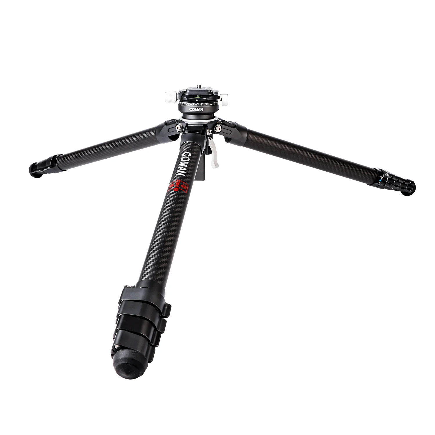 Coman Zero Y Professional Carbon Fiber Travel Tripod, 360° Ball Head, Arca Swiss for DSLR - Image 6