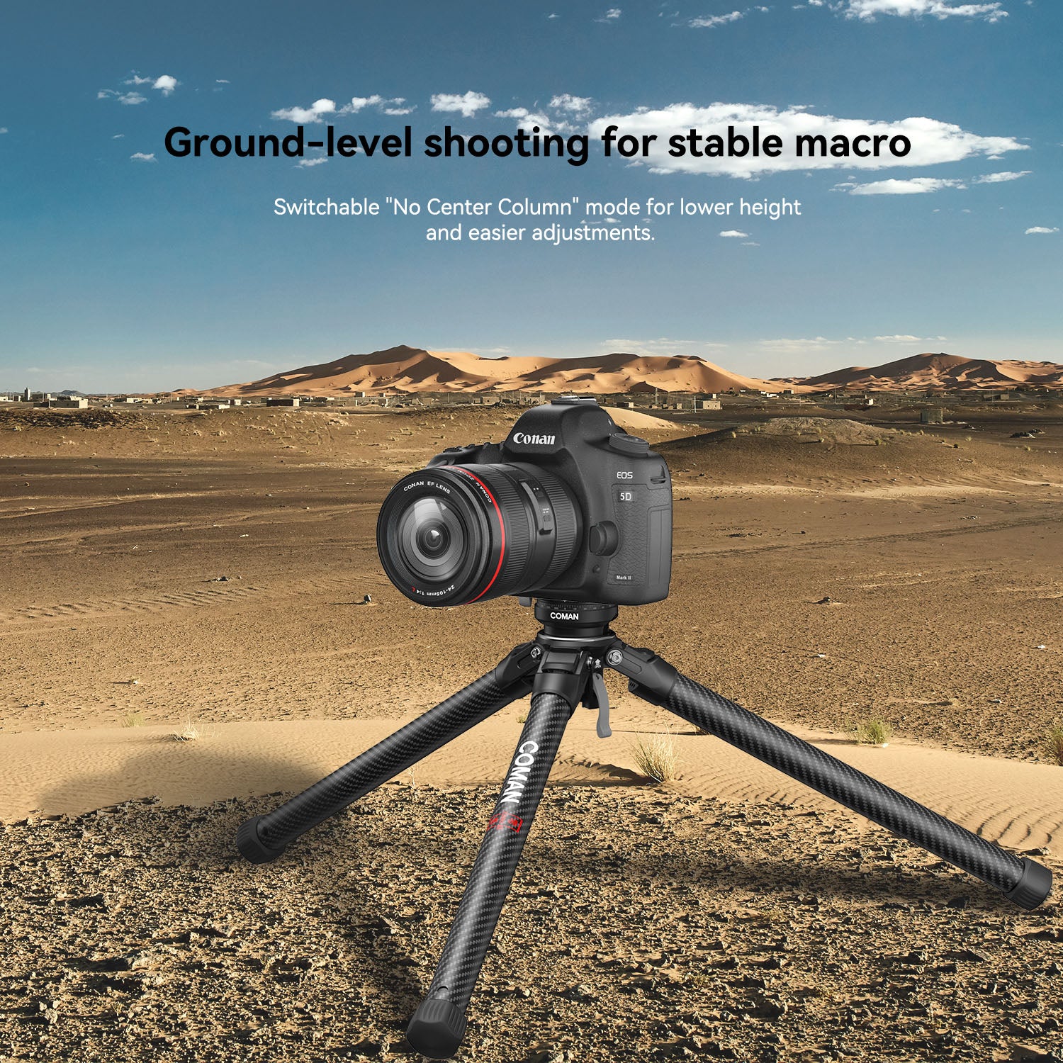 COMAN Zero X Lightweight Tripod Carbon Fiber For Travel Photography - Image 16