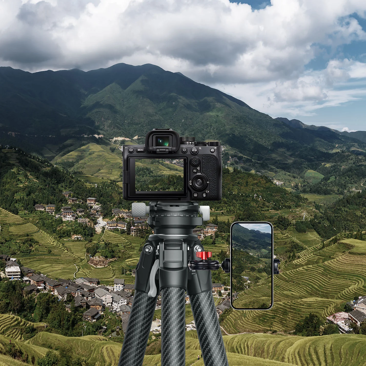 COMAN Zero X Lightweight Tripod Carbon Fiber For Travel Photography - Image 18