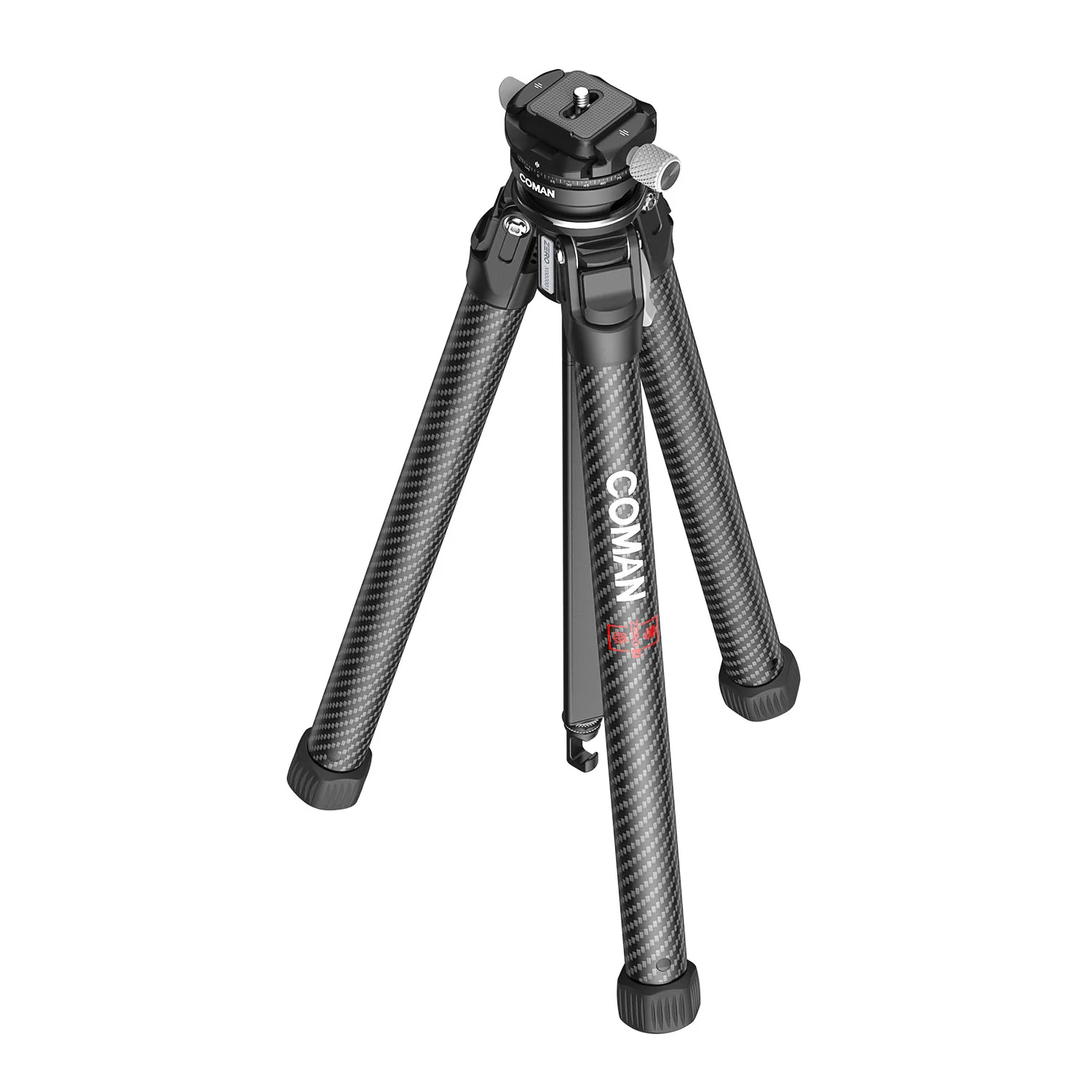 COMAN Zero X Lightweight Tripod Carbon Fiber For Travel Photography - Image 4