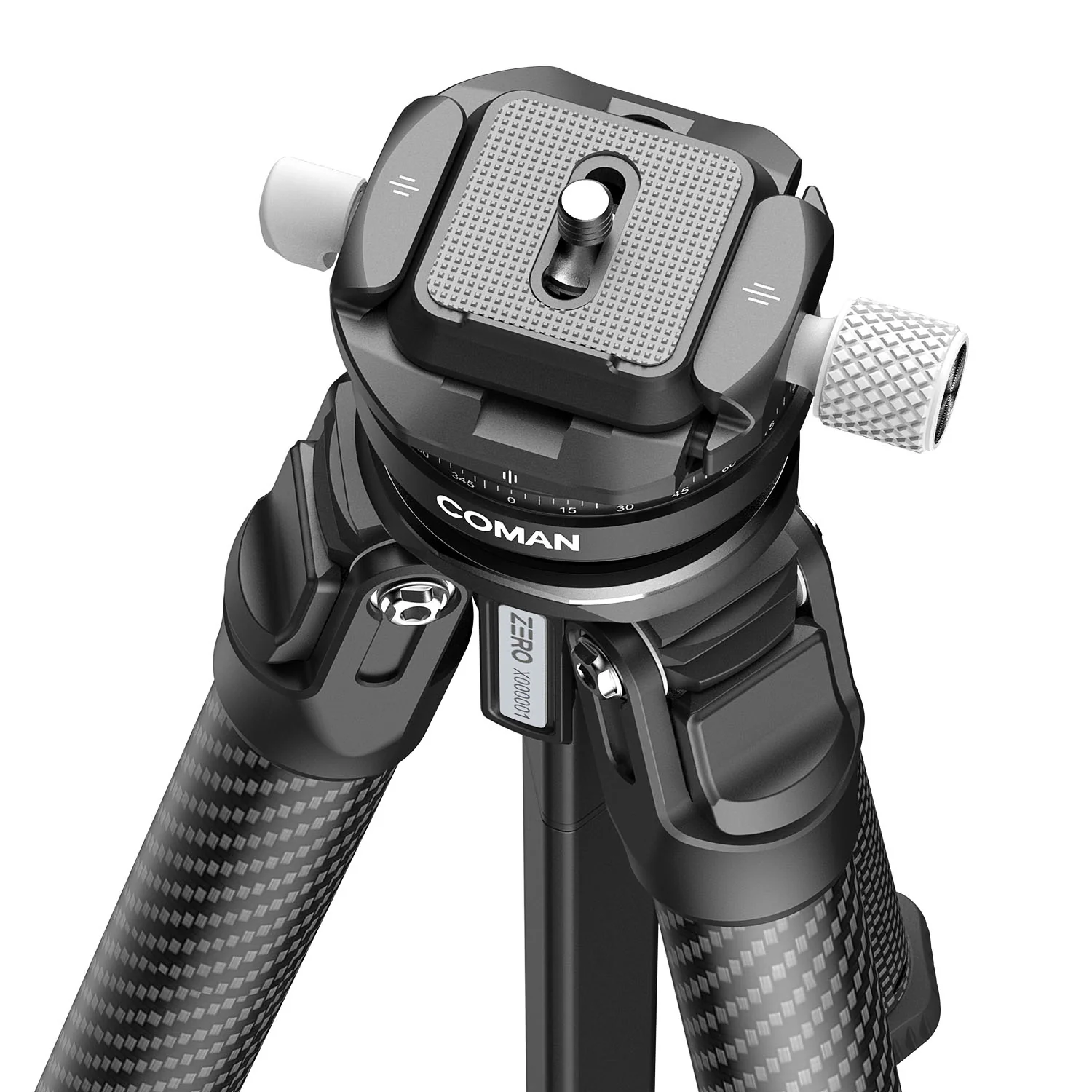 COMAN Zero X Lightweight Tripod Carbon Fiber For Travel Photography - Image 7