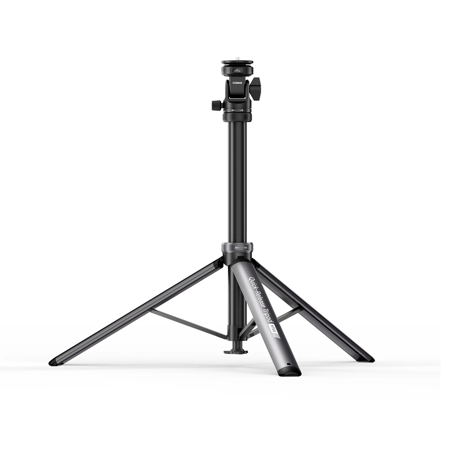 COMAN MT68 One Touch Quick Release Light Stand Tripod 83.4” Adjust 360° Pan - Image 7
