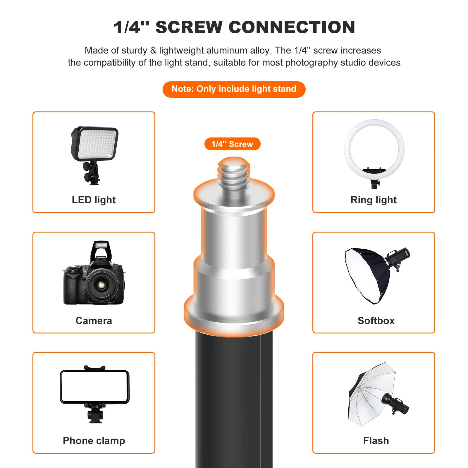 Coman MT85 Portable Light Stand Tripod Aluminium Telescopic Height Adjustable - Image 4