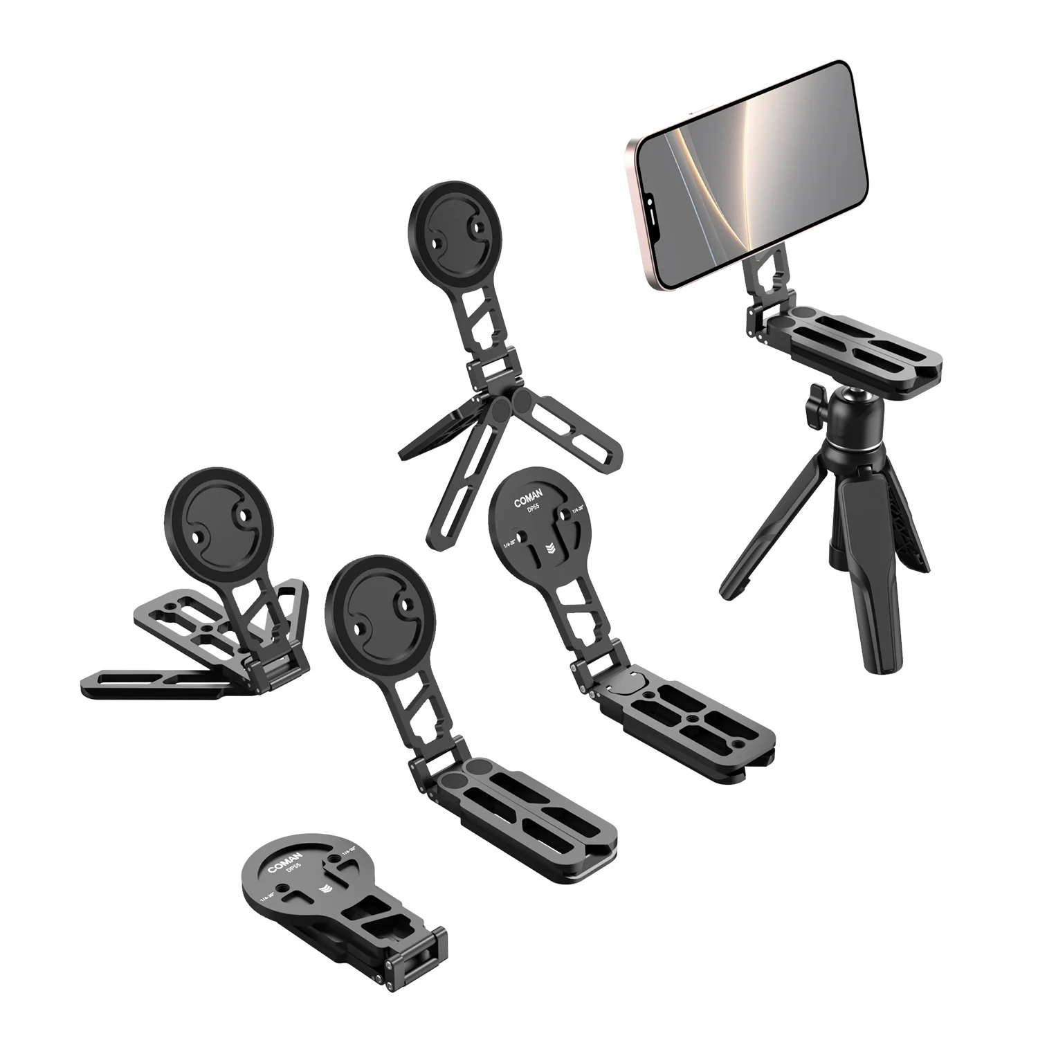 COMAN DP55 Pocket Magnetic Phone Tripod, Portable Foldable - Image 6