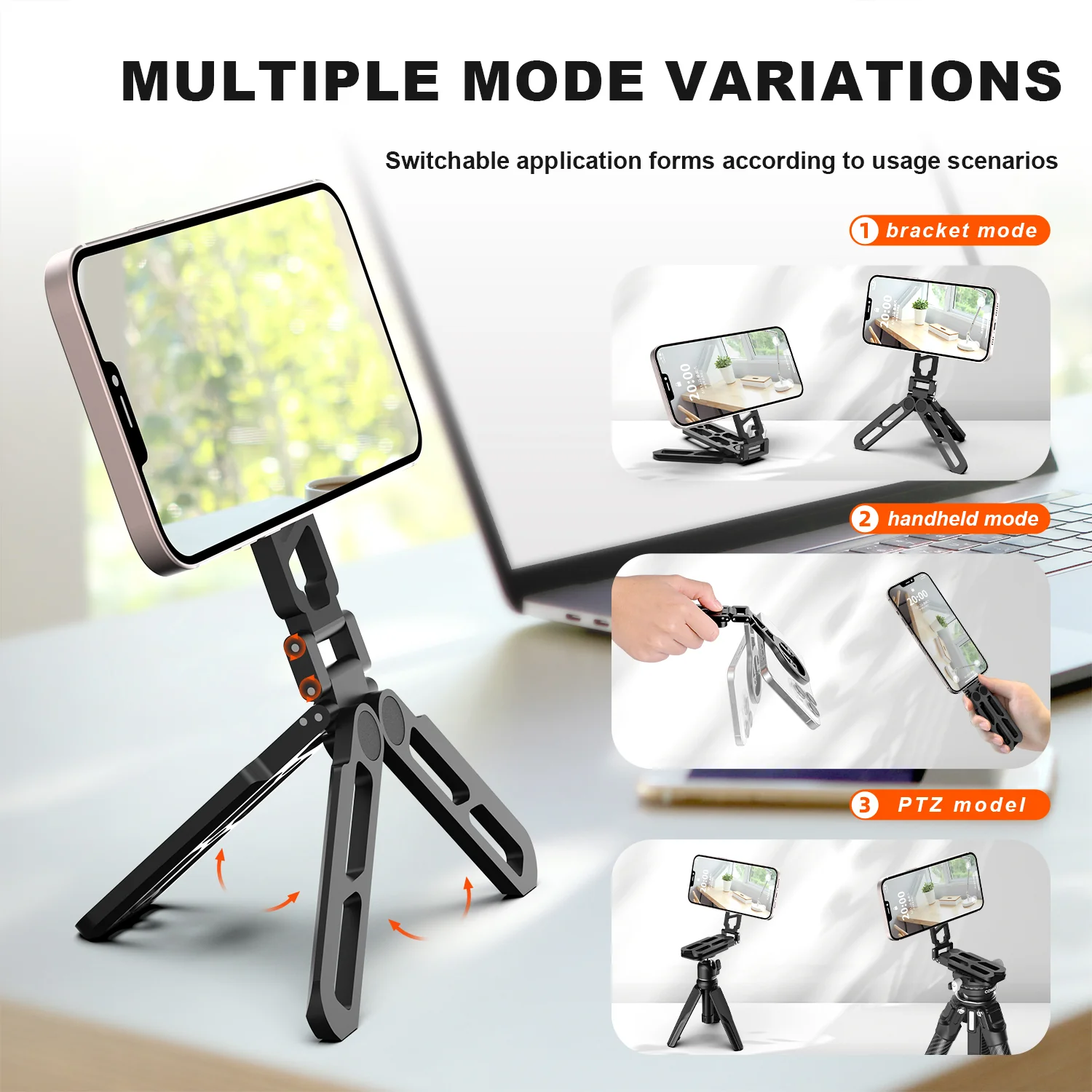 COMAN DP55 Pocket Magnetic Phone Tripod, Portable Foldable - Image 7